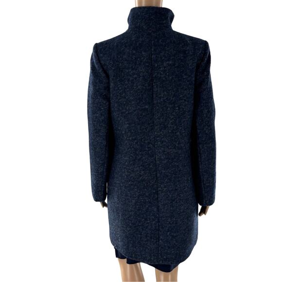 Theory Blue Layti Wool Blend Coat - Picture 8 of 11